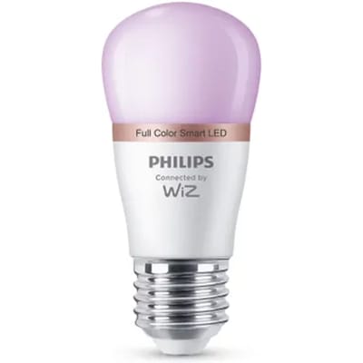 Philips Smart LED Kogellamp - Slimme LED-Verlichting - Gekleurd en Wit Licht - E27 - 40W - Mat - Wi-Fi