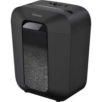 Fellowes LX41 Papiervernietiger / Papierversnipperaar – Mini Cut P-4 – 8 Vel – Shredder voor Thuis & Kantoor – 17L – Creditcards & Nietjes