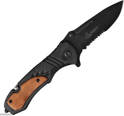 FOXLY® Survival Zakmes Storm X97 + Draagetui - Survival mes - Jachtmes - Camping - Kamperen