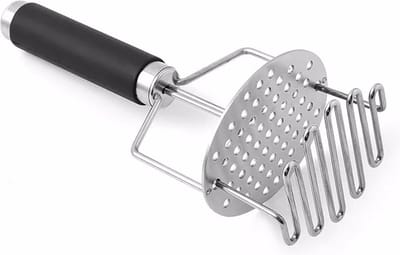 Oliva's - Pureestamper - Aardappelpers - Dubbele aardappelstamper - RVS