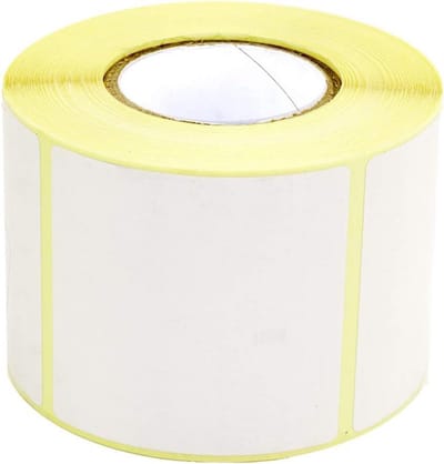500 Zelfklevende Thermische Etiketten 58x60mm, Perforatie, Permanente Lijm - Geschikt voor Barcode Printers