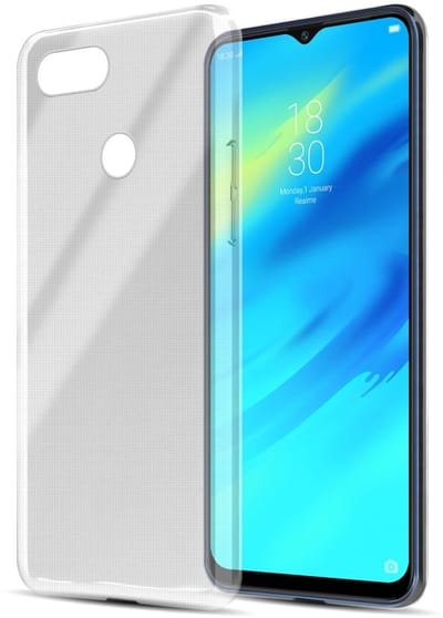 Cadorabo Hoesje geschikt voor Realme 7 PRO in VOLLEDIG TRANSPARANT - Beschermhoes gemaakt van flexibel TPU Silicone Case Cover