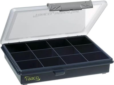 Raaco Assortimentsdoos - 12 vakken - 143 x 175 x 32 mm - 136143