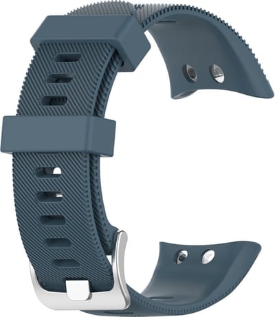 By Qubix - Siliconen bandje - Blauwgrijs - Geschikt voor Garmin Forerunner 45 / 45S
