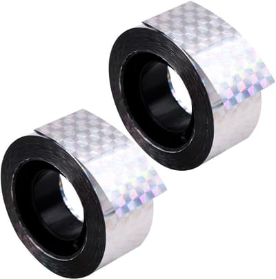 2 Stuks Vogelafschrikband - Reflecterende en Geluidgevende Tape voor Tuinbescherming en Gewasbescherming tegen Vogels