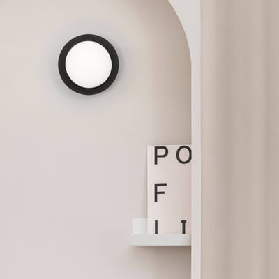 FARO BARCELONA LED wandlamp May IP44, zwart