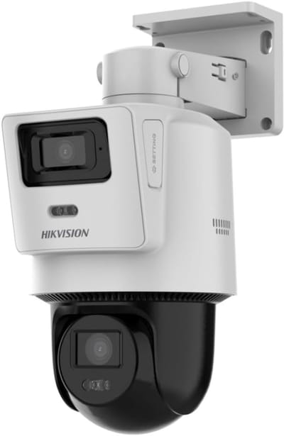 Beveiligingscamera Buiten - Dome Camera - Huis Bewaken - Dubbele Lens PTZ - 4MP Resolutie