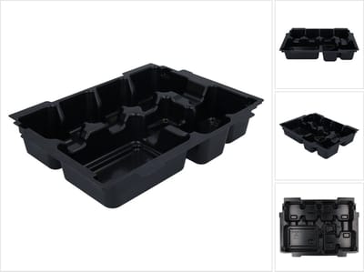 Makita systeem-inzetstuk voor 6x accu en lader 10,8 / 12 V max. CXT ( 838454-9 ) voor Makpac