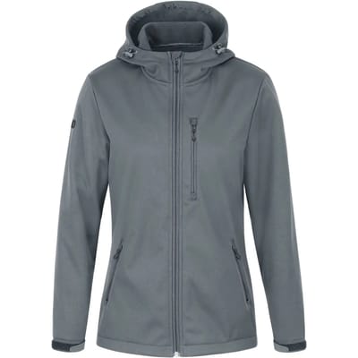 Jako Premium Softshelljas Dames - Steengrijs | Maat: 34