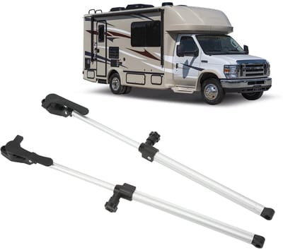 Dailygoods- Raamsteun Automatische Opening - Telescopische Beugel - Aluminium Legering - Geschikt voor Caravan - RV/Rolstoel - Hoogwaardige Ondersteuning