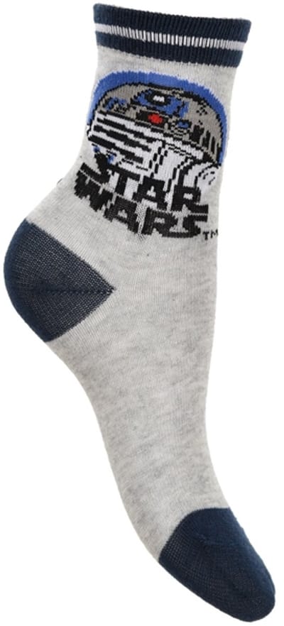 Star Wars Kinder Sokken Grijs – Officiële Licentie – Maat 23/26