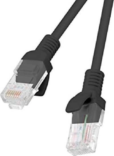 Lanberg patch cable - 3 m - black RAL 9004 - Zwart - 3m