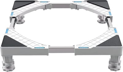 Wasmachine verhoger - Verstelbaar - Universeel - Transportroller - Wasmachine Ombouw - Wasmachinehouder - Wasmachine verhoger