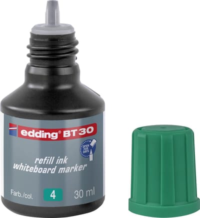 edding BT30 (30 ml) navulinkt voor boardmarkers edding 250/361/365 - groen - potje
