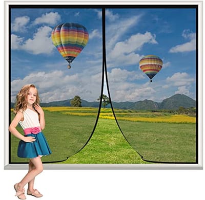 Magnetisch Vliegenhor voor Deuren 110x140cm - Insectenscherm voor Optimale Bescherming