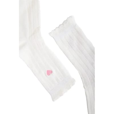Sokken met hartborduursel dames 24 Colours