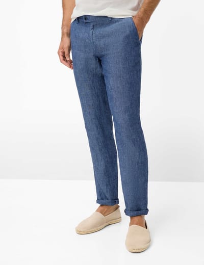 Brax Heren Chino  Style FABIO HEAVEN, blauw, maat 42/36