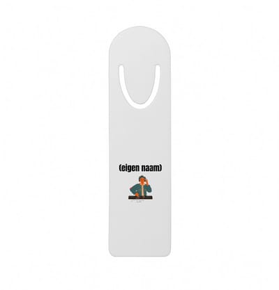 Hacebo® - dj jongen metalen boekenlegger - Dj - muziekliefhebbers - disc jockey - vinyl - verjaardag - cadeau - kado Bladwijzer boekenleggers - 12.7 cm x 3.2cm
