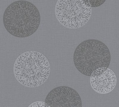 CIRKELS BEHANG | Modern - Grijs Antraciet - A.S. Création Casual Living