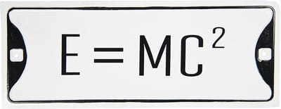 Clayre & Eef Tekstbord 39x15 cm Wit Zwart Metaal