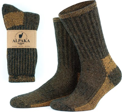 GoWith Diabetes Alpaca Wollen Sokken-2 paar-Thermosokken-Maat 35-38