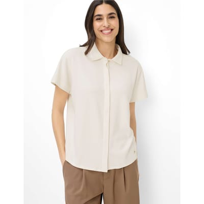 Brax Dames Shirt  Style CELIA S soft ecru, crèmewit, maat 34