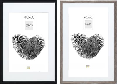 Deknudt Frames fotowand S66KMP 12 - 2 fotokaders - foto 30x45/40x60 cm