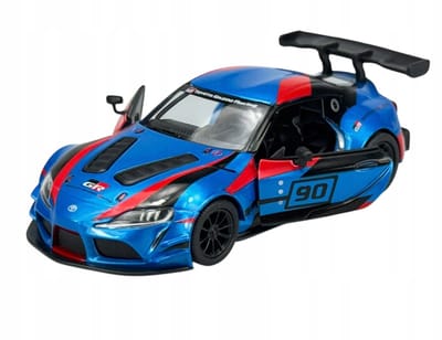Kinsmart Toyota GR Supra Racing Concept 1:36 Blauw - Nieuw