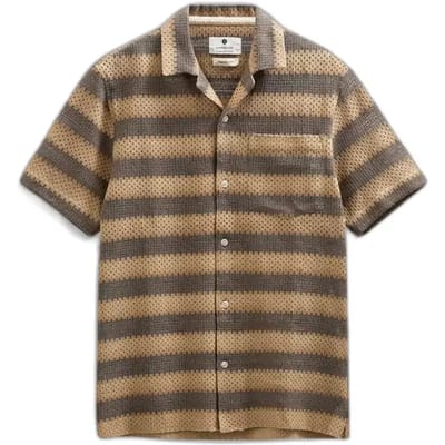 Chemise met Kant Strepen Anerkjendt Leander