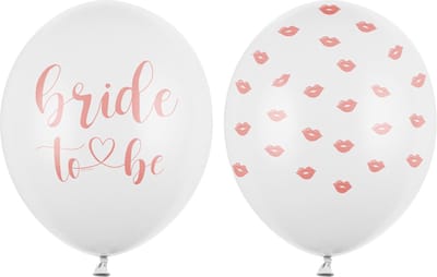 Partydeco - Ballonnen Bride To Be mix 50 stuks