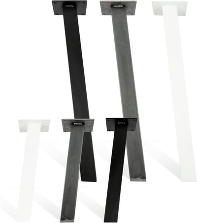 Tafelpoten Metaal - Bureaupoten Onderstel - Meubels Bouwen - Vierkant Profiel 5mm - 72 cm - Industrieel