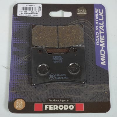 Plaquette de frein Ferodo pour Moto Yamaha 1000 FZR 1990 3GM3 / AV Neuf