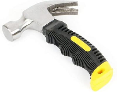 Mini Klauwhamer 160mm - Handige Klauwhamer van 10oz van Koolstofstaal voor Thuisgebruik - Ideaal voor Kleine Klussen en Spijkers