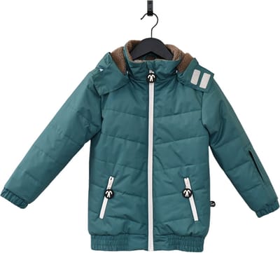 Ducksday Winterjas Breeze – Waterdichte Kinderjas – Warm, Ademend & PFAS-vrij – Gerecycled Polyester – Skipaszak – Maat 92/98