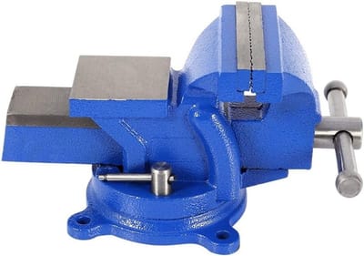 360° Draaibare Parallel Vise met 100 mm Klemcapaciteit voor Precisiewerk en Hobbyprojecten