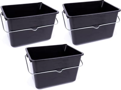 3x Veba Verfemmer Zwart 8 liter  - Voordeelverpakking