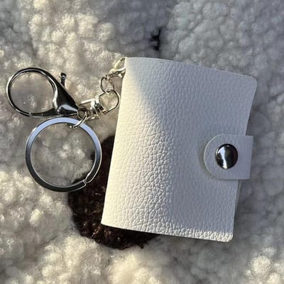 Creatieve PU Sleutelhanger Mini Fotoalbum Sublimatie Blanco Fotolijst Sleutelhangers Voor Aangepast Jubileumcadeau