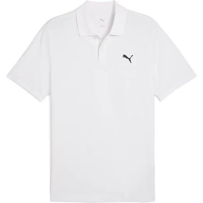 Puma Essential Korte Mouw Poloshirt Wit S Man