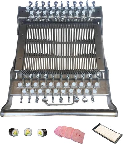 Handmatige Snijder - Draadsnijder Keuken - Gelijkmatig Snijden - Verstelbare Dikte - 6-30mm - Zilver