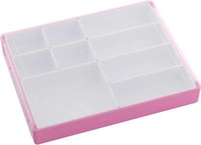 Token Silo Pink-White - Opslag voor bordspel kaarten, dobbelstenen & fiches