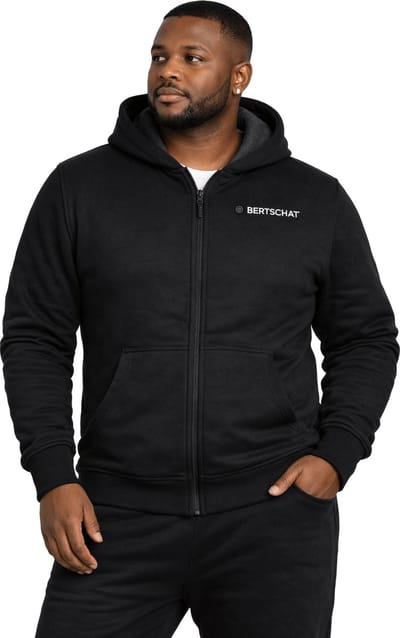 Verwarmd Vest - Heren | Verwarmde Hoodie | Vijf Verwarmingszones | Zwart | Incl. Powerbank | S