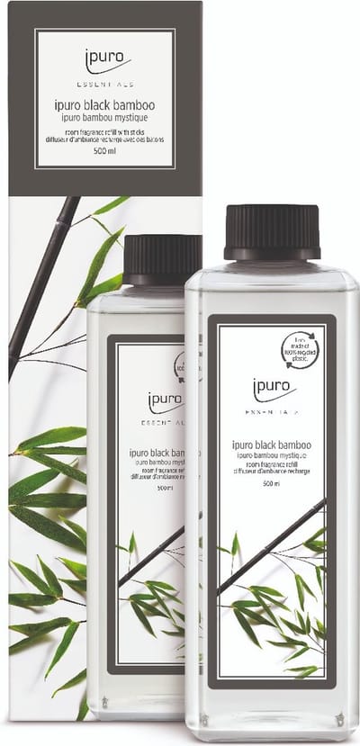 Ipuro Geurdiffuser Navulling Black Bamboo 500ml