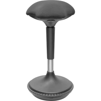 DIGITUS DA-90422 - standing desk stool - foam - Zwart Staande bureaukruk - Stof - Tot 120 kg