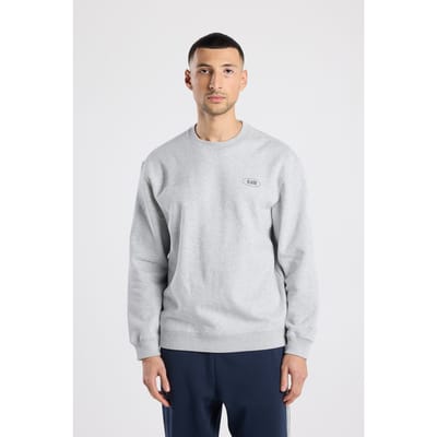 America Today Spencer Crew Light Grey Melange Maat: L | Sweaters Outlet | Heren | Grijs