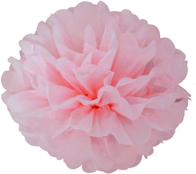 Haza Original Pompoms Feestdecoratie 2 Stuks Babyroze