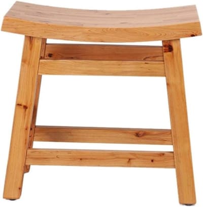 Douchekruk Hout - Badkruk Krukje - Veilig Douchen - Antislip Onderkant - Niet Gespecificeerd - Niet Gespecificeerd