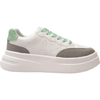 Kappa Ari casual platform-sportschoenen voor dames (Wit/Grijs)