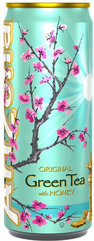 Arizona - Green Tea Peach - Blik - 12 x 33 cl