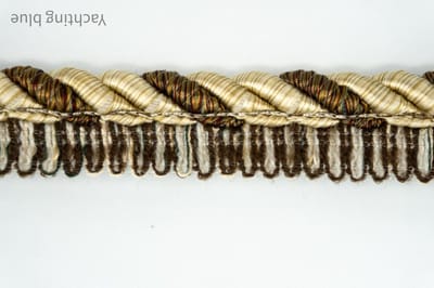 Hobby koord goud bruin - 4 meter - hobby koord - piping rand - touwrand - kussenrand - gordijnen - piping -