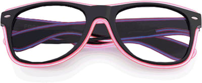 Freaky Glasses® - lichtgevende bril - LED brillen - Feestbril - Party - Festival - Rave - neon roze